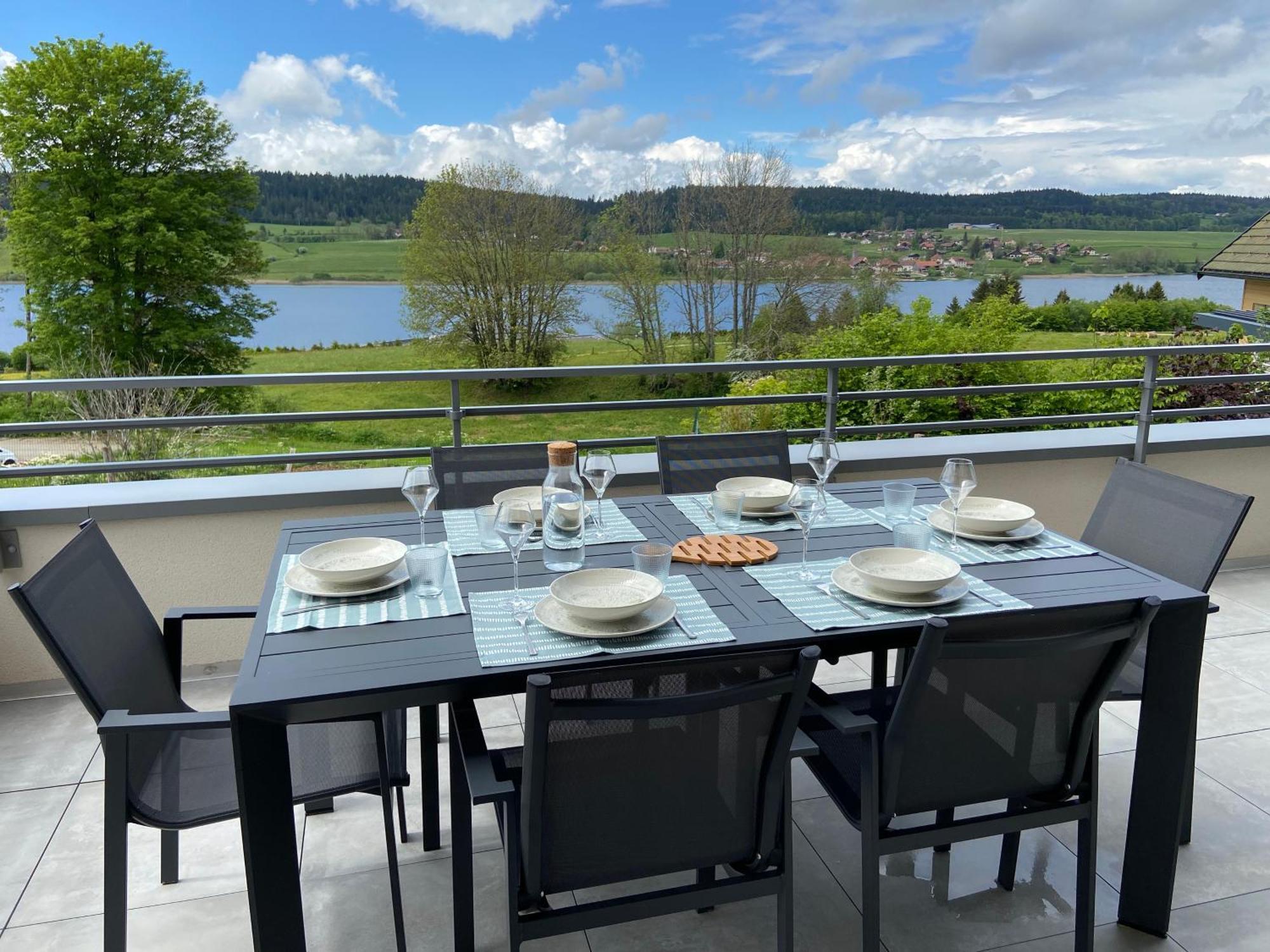 Duplex 6 Personnes, Vue Panoramique Sur Lac Malbuisson Eksteriør bilde